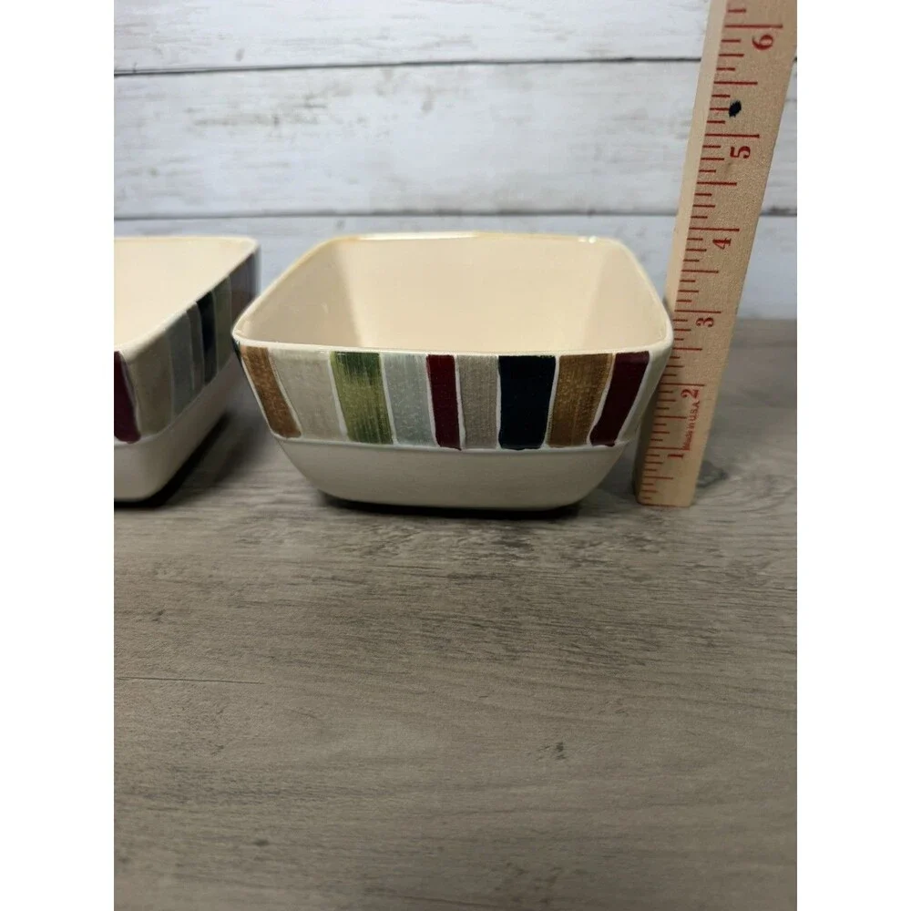 Set Of 2 Table Tops Lifestyles Jentry Hand Painted And Hand Carved Bowls